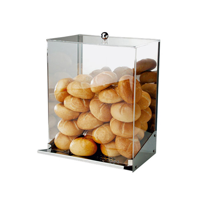 Roll dispenser -INOX-,ca. 32,5x27,5 cm, height 42 cm