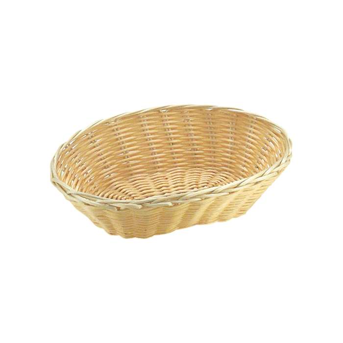 košík na pečivo ovál 18x11, 5cm polyratan
