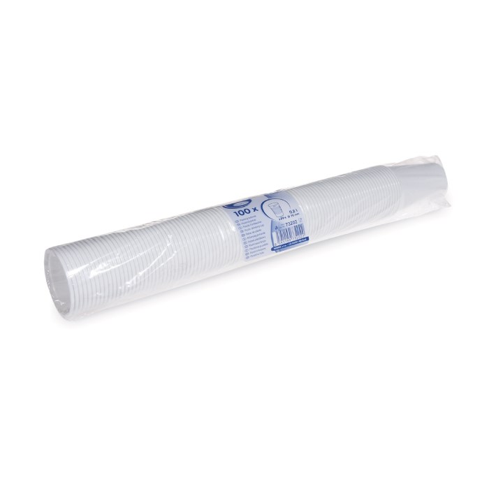 Drinking cup white 0,2 l