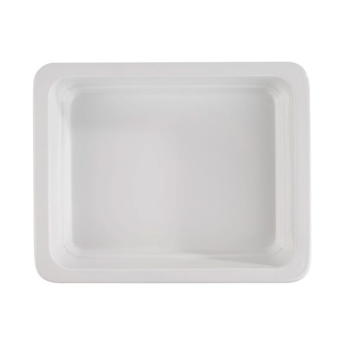 GN 1/2 porcelánová 32,5 x 26,5 x 6 cm