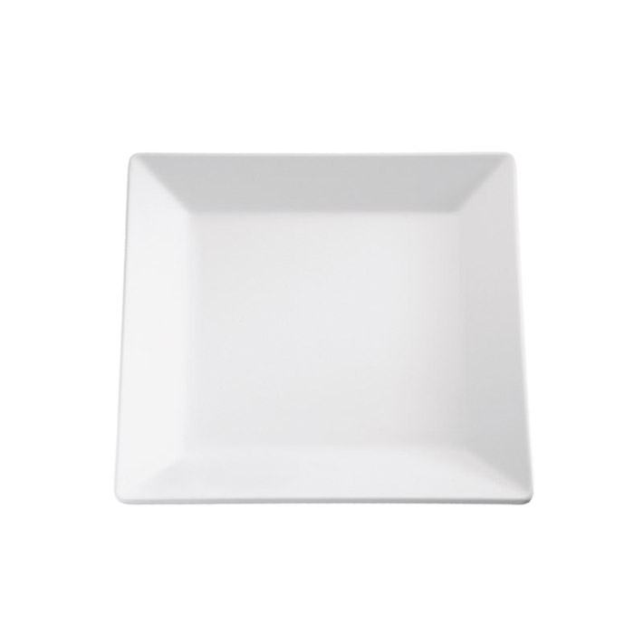 PURE melamine tray 37 x 37 cm, height 3 cm, white
