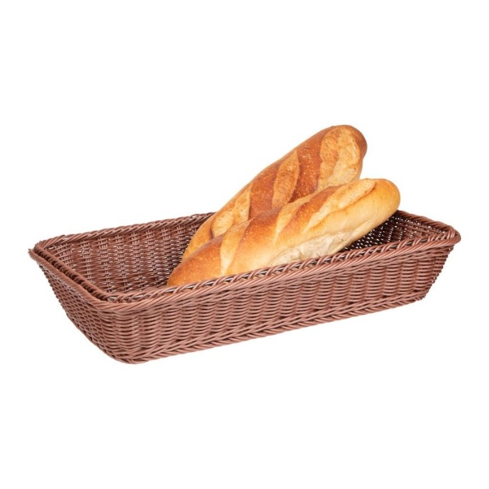 Poly-Rattan Basket GN 1/1,ca. 53 x 32,5 cm, height 10 cm