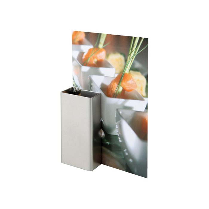 2 pcs. set menue card holders,ca. 8,5 x 6,2 cm, height 4,5cm