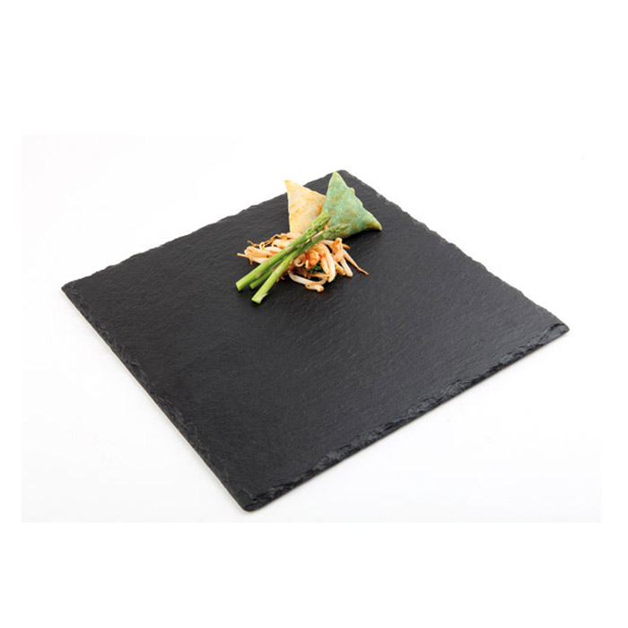 Serving tray 25 x 25 cm, slate