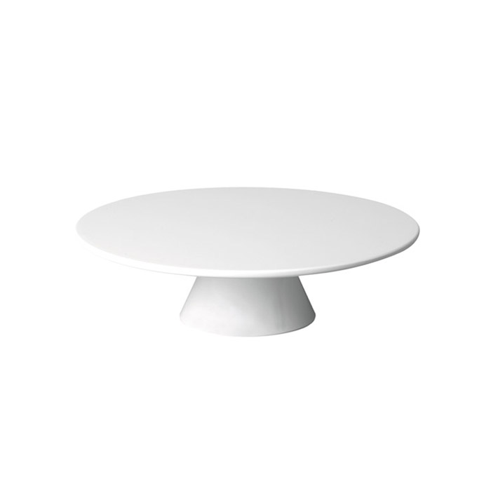CASUAL  melamine cake tray diam. 31 cm, white