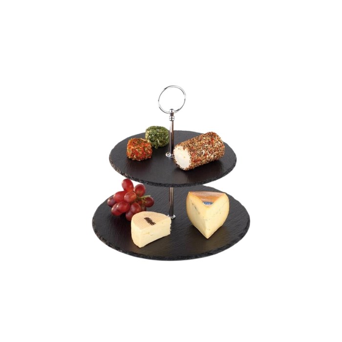 2-tier Etagere,O 25 / O 20 cm, H: 24 cm