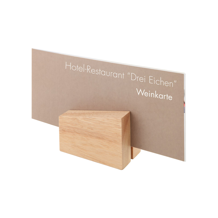 2 pcs. set menue card holder,ca. 8,5 x 4,5 cm, height 6 cm
