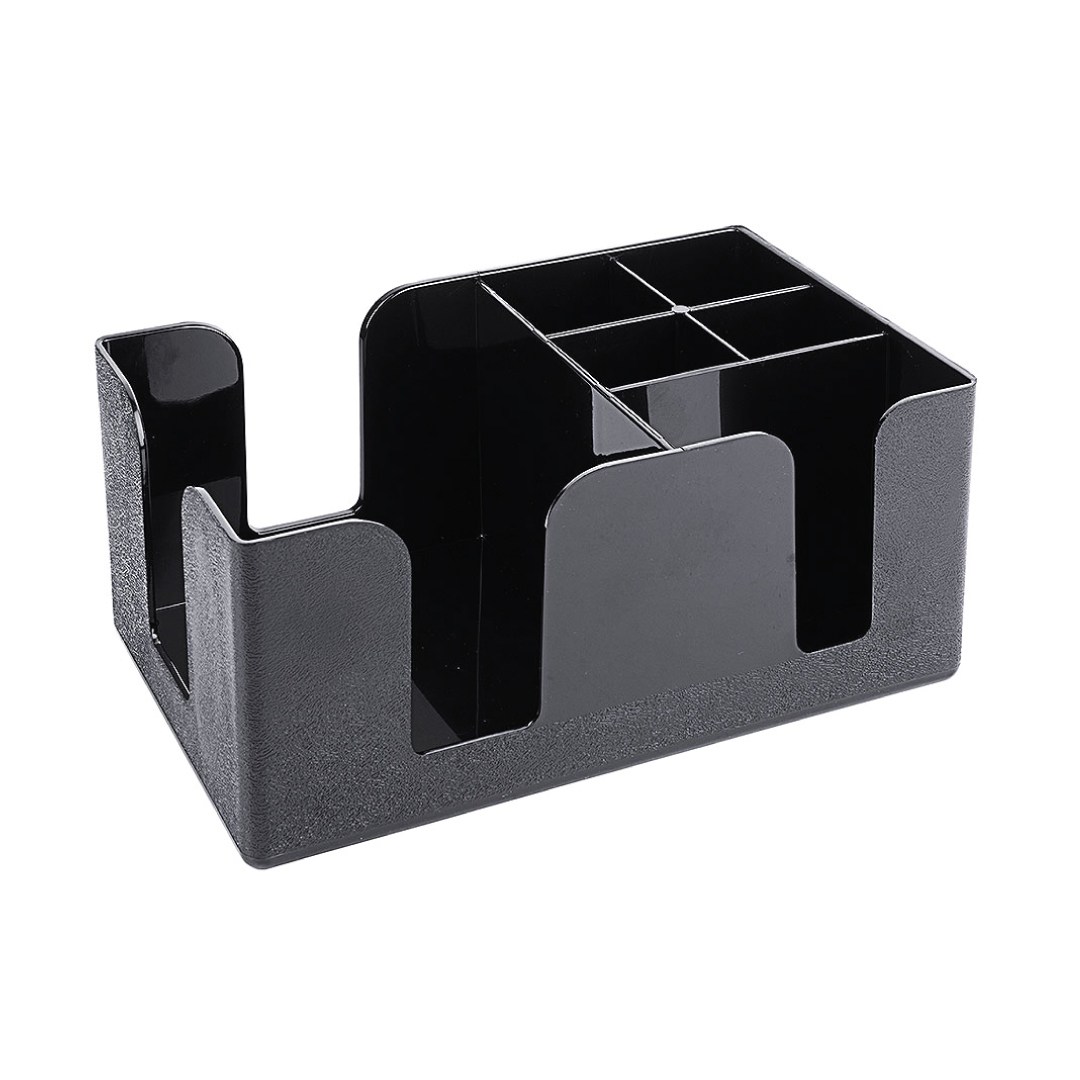 Stojanček barový 24x15x10 cm čierny plast