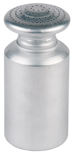 salt shaker diameter 8cm h 17cm aluminum